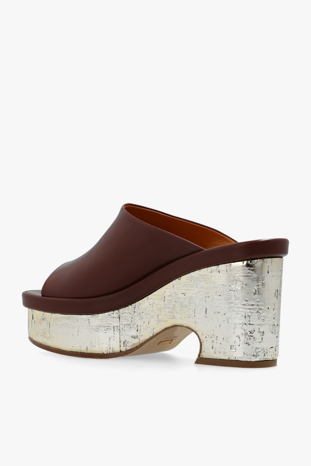 Brown Oli platform mules Chlo Vitkac Canada